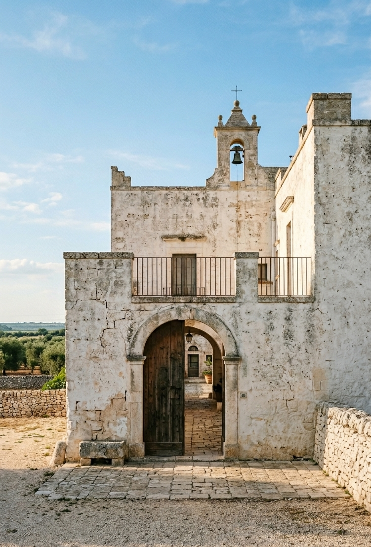 masseria entrance puglia